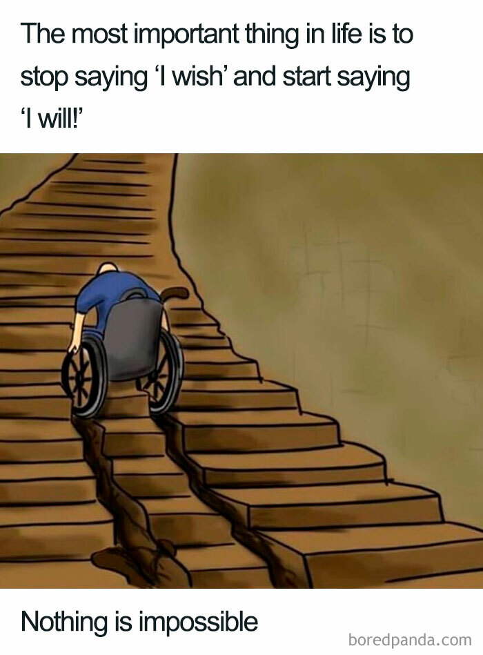 Thanks, Now I Can Roll My Way Up The Stairs