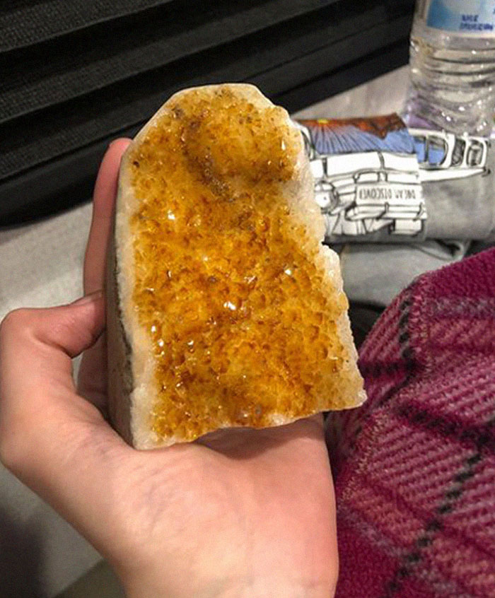 Forbidden Garlic Bread (Citrine Gemstone)