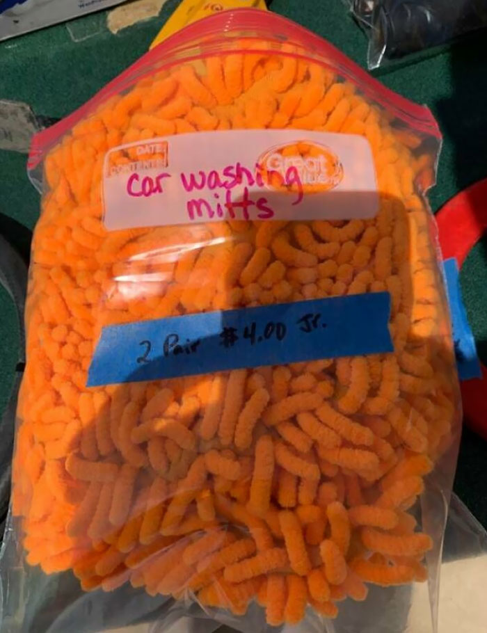 Questioning Why Someone Would Try To Sell These Cheetos At A Garage Sale
