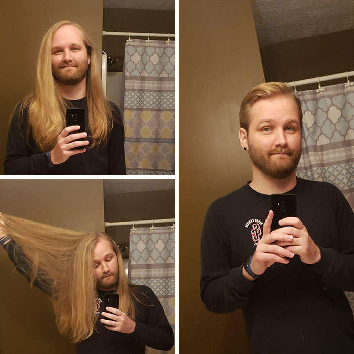 After Growing My Hair Out For Nearly 3 Years, I Finally Decided To Cut And Donate It This Month