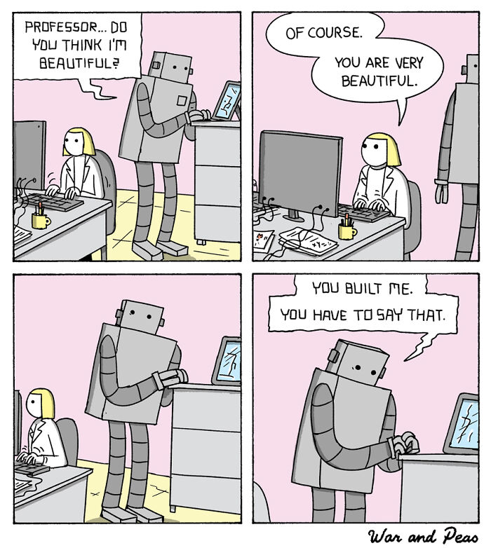 Dark But Funny Comics By War And Peas