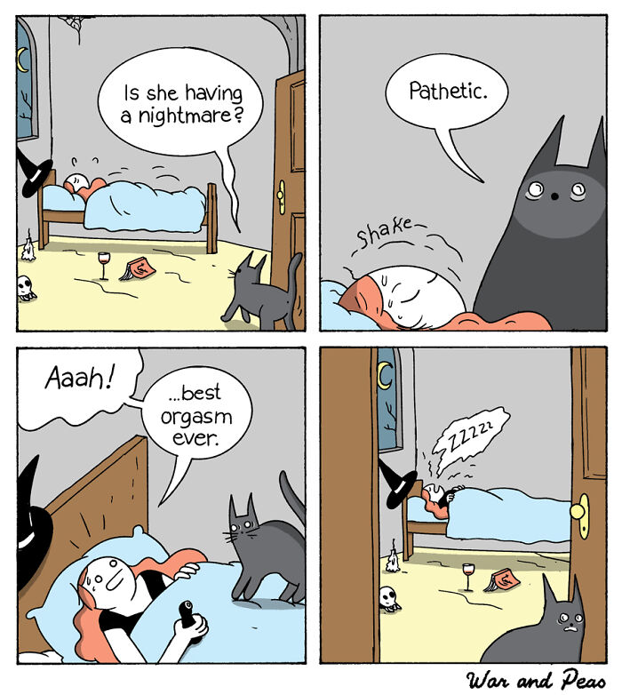 Dark But Funny Comics By War And Peas