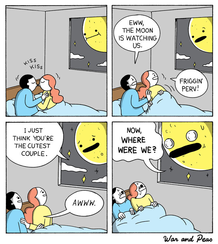 Dark But Funny Comics By War And Peas