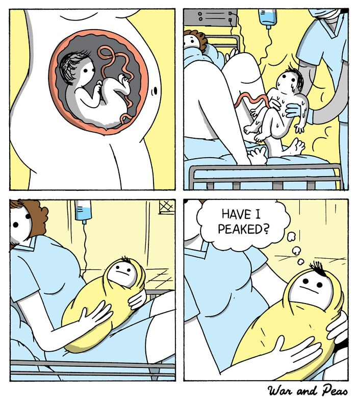 Dark But Funny Comics By War And Peas