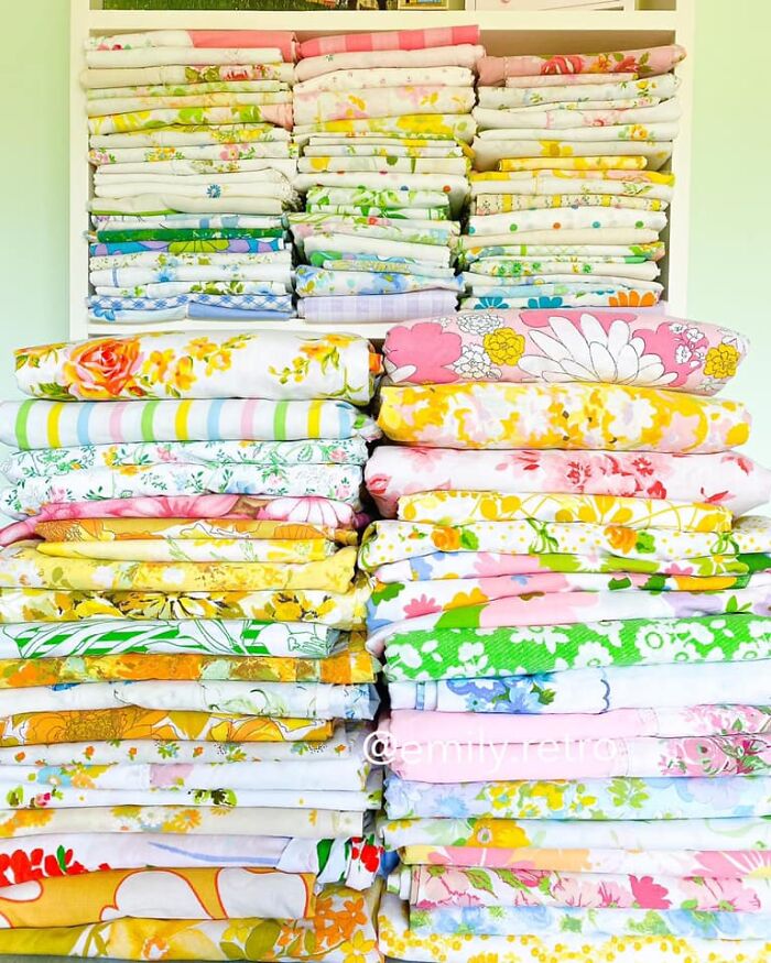 I Love Vintage Sheets Because They Remind Me Of My Oma And Opa’s House
