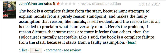 Kant, Groundwork Of The Metaphysics Of Morals