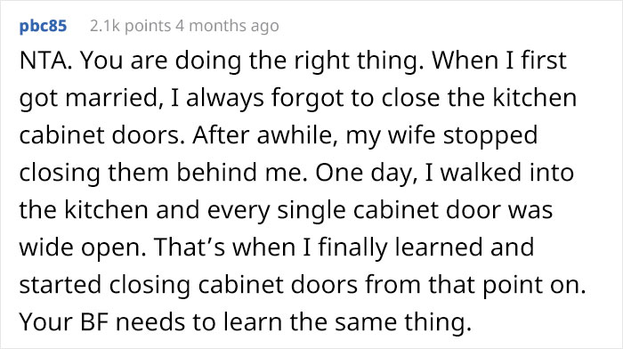 Woman Stops Cleaning Up After Her BF To Teach Him A Lesson, And He Instantly Gets Annoyed By It