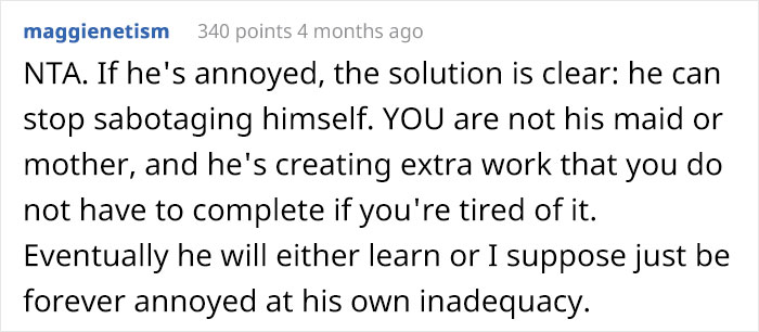 Woman Stops Cleaning Up After Her BF To Teach Him A Lesson, And He Instantly Gets Annoyed By It