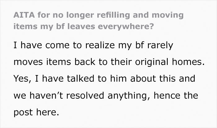 Woman Stops Cleaning Up After Her BF To Teach Him A Lesson, And He Instantly Gets Annoyed By It