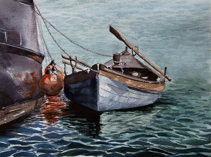 10 Martha's Vineyard Watercolors By Russian Artist