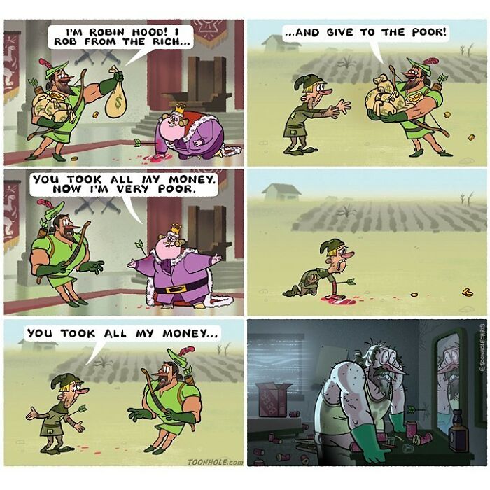 35 New Dark Comics By Toonhole Chris With A Sudden Twist