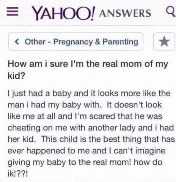 How Do I Know I'm The Real Mom?