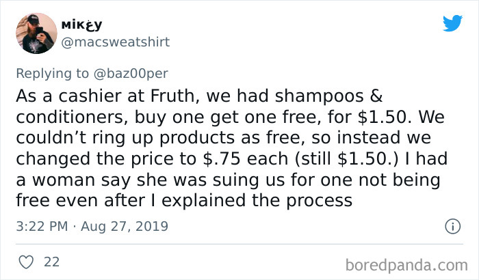 Dumbest Thing A Customer Has Gotten Mad At You For