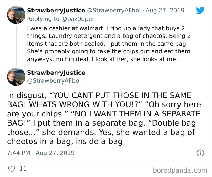 Dumbest Thing A Customer Has Gotten Mad At You For