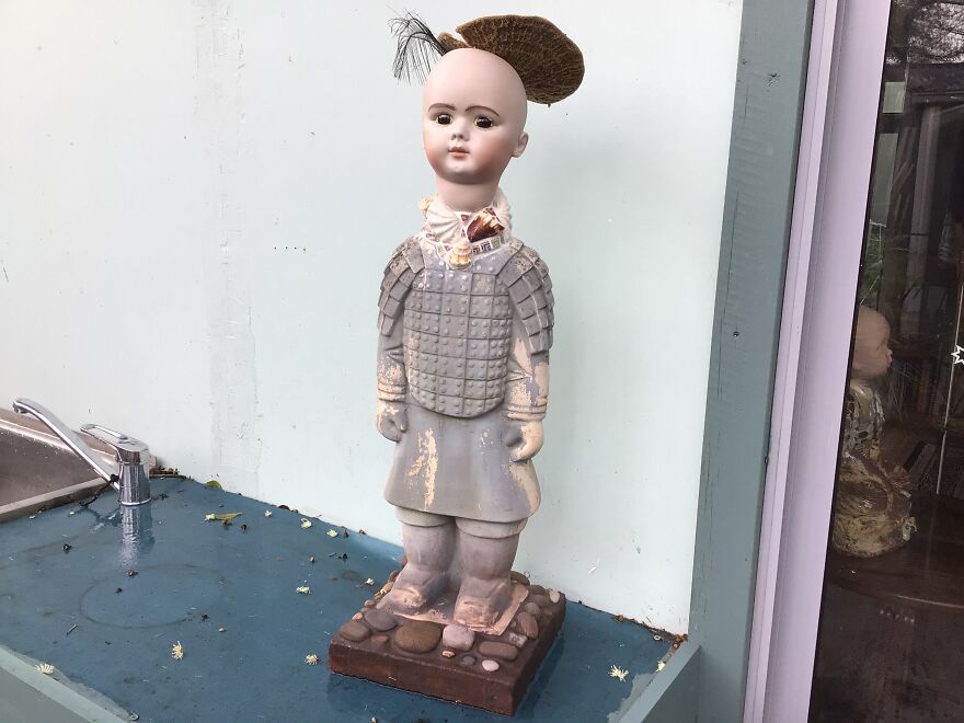 My Mum Is A Mosaic Artist And Loves To Create Amazing Artworks That She Upcycles From Skips And Creeks (No Animals Were Harmed In The Making Of These Artworks) My Mum Is A Mosaic Artist And Loves To Create Amazing Artworks That She Upcycles From Skips And Creeks (No Animals Were Harmed In The Making Of These Artworks)