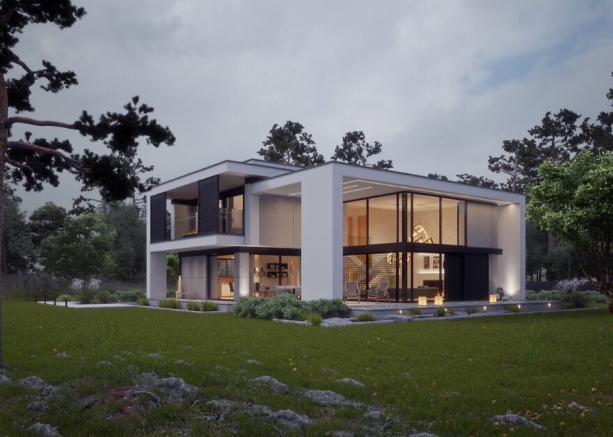 30 Stunning Modern Home Exterior Designs That Have Awesome Facades , Dream Houses 30 Stunning Modern Home Exterior Designs That Have Awesome Facades , Dream Houses