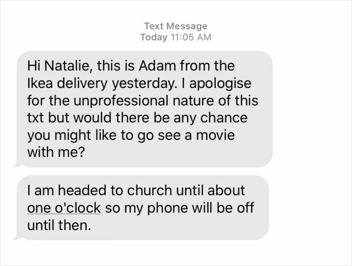 My Roommate Tried To Get An IKEA Delivery To Our Apartment. They Called And Refused To Drive Into Our Complex, Saying She’d Have To Grab The Bookcase From Their Truck And Drive It To Our House. After Irritatedly Doing So In Her Pjs And Barely Speaking To Delivery Guys, She Got This Message Today