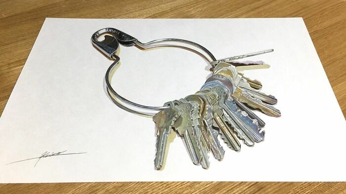 Artist Materializes Everyday Objects And Transforms Them Into Incredible 3D Drawings (29 Pics)