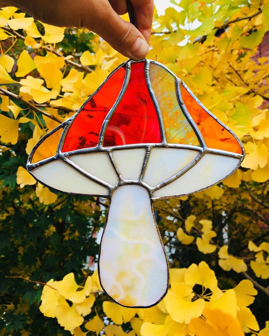 I Turned My Passion For Stained Glass Into A Business And I Recently Made My Biggest Stained Glass Panel Yet