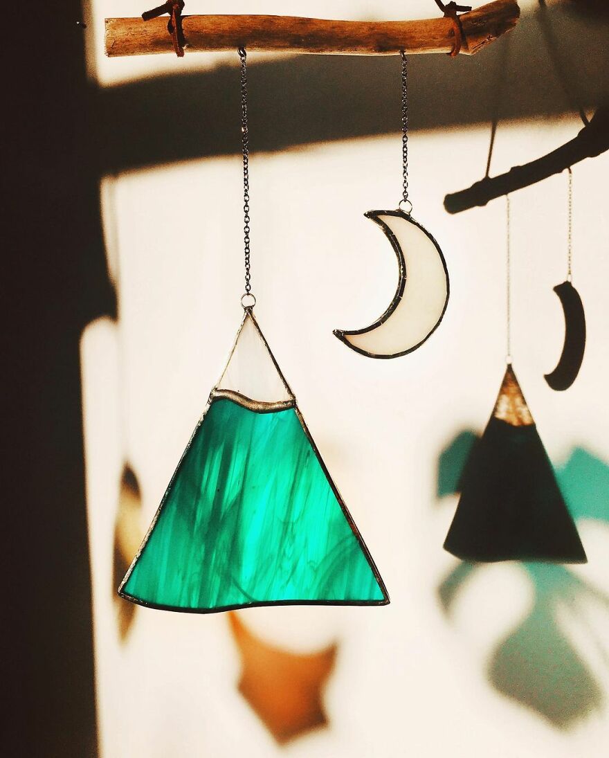 I Turned My Passion For Stained Glass Into A Business And I Recently Made My Biggest Stained Glass Panel Yet