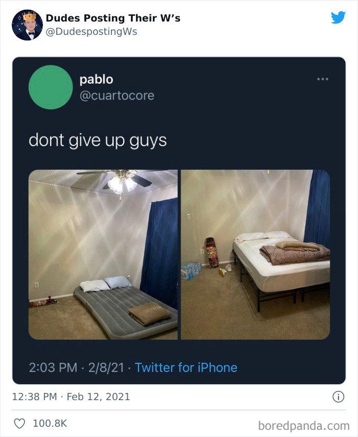 Dudes Posting Their Wins