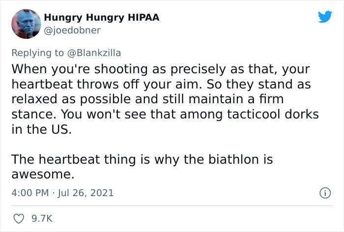 Twitter's In Meltdown As Men Try To Teach Olympic Gold Medalist The Proper Way To Hold A Gun