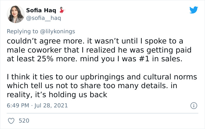Twitter Thread Starts A Discussion On Sharing What Your Salary Is With Your Peers To Check If The Pay Is Fair Twitter Thread Starts A Discussion On Sharing What Your Salary Is With Your Peers To Check If The Pay Is Fair