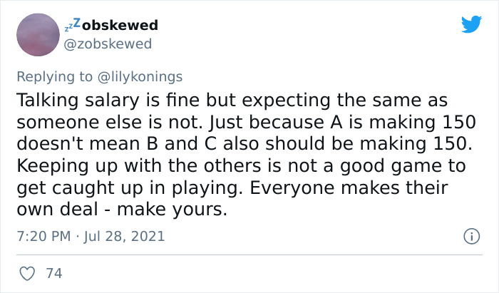 Twitter Thread Starts A Discussion On Sharing What Your Salary Is With Your Peers To Check If The Pay Is Fair Twitter Thread Starts A Discussion On Sharing What Your Salary Is With Your Peers To Check If The Pay Is Fair
