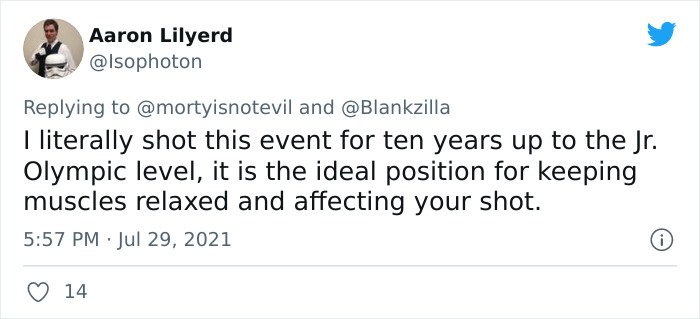 Twitter's In Meltdown As Men Try To Teach Olympic Gold Medalist The Proper Way To Hold A Gun