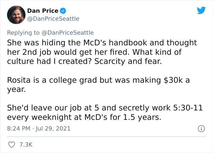 CEO Who Took A 90% Pay Cut To Raise His Staff's Minimum Salary To $70,000 Shares How It Changed Him And His Team CEO Who Took A 90% Pay Cut To Raise His Staff's Minimum Salary To $70,000 Shares How It Changed Him And His Team