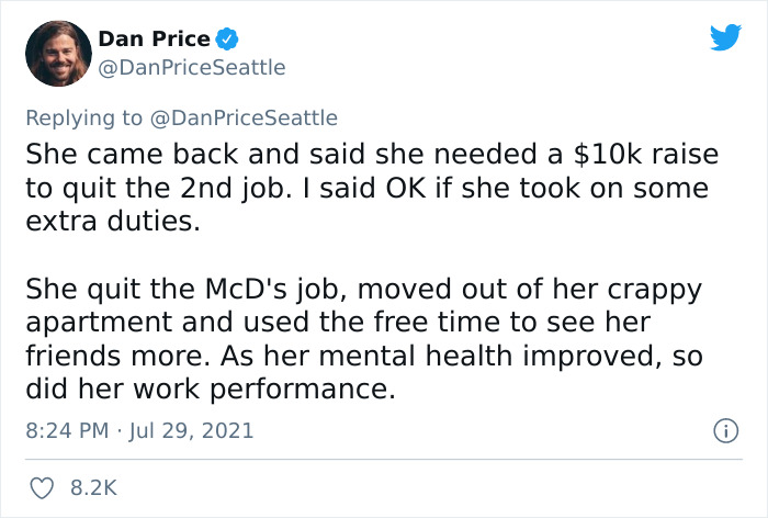 CEO Who Took A 90% Pay Cut To Raise His Staff's Minimum Salary To $70,000 Shares How It Changed Him And His Team CEO Who Took A 90% Pay Cut To Raise His Staff's Minimum Salary To $70,000 Shares How It Changed Him And His Team