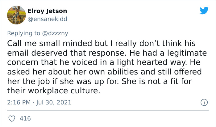 Woman Gets A Rejection Email From A Landscaping Company That Assumed She's Too Weak - Roasts Them In Her Response