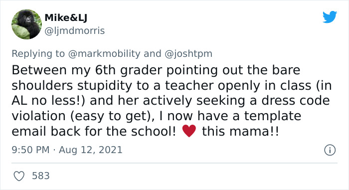 Mom Calls Out School For Making Her Daughter Adhere To Misogynistic Dress Codes While They Made Masks 'Optional'