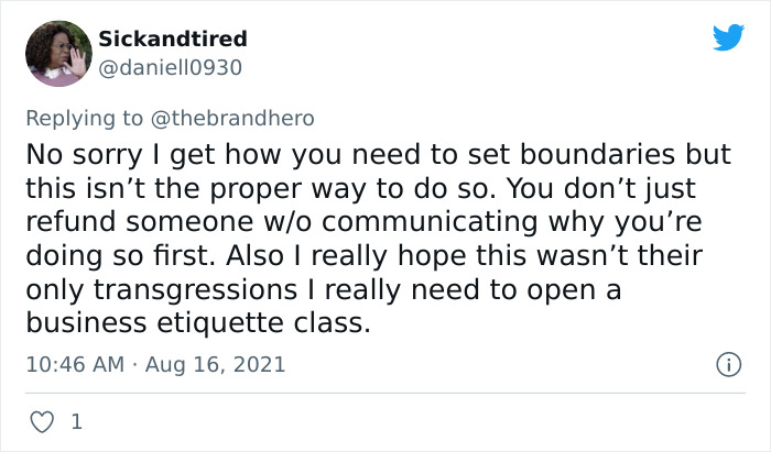 Entitled Customer Thinks They Deserve Special Treatment, Web Designer Gives Them A Refund And Fires Them As A Client Instead Entitled Customer Thinks They Deserve Special Treatment, Web Designer Gives Them A Refund And Fires Them As A Client Instead