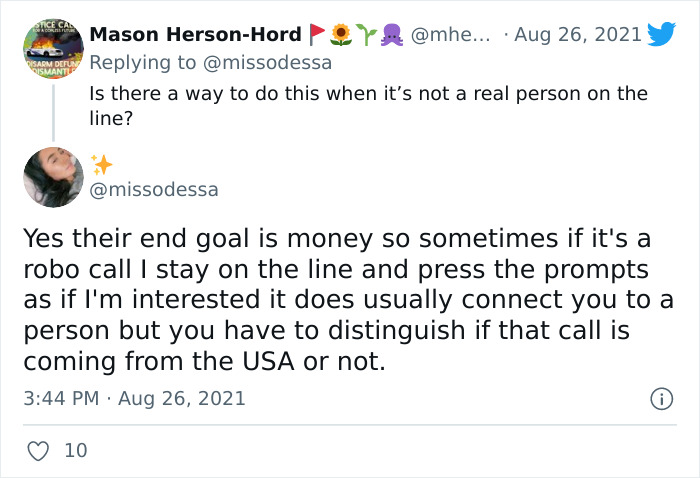 Woman Reveals How She Makes Spam Callers Pay Her Money In This Viral Thread Woman Reveals How She Makes Spam Callers Pay Her Money In This Viral Thread