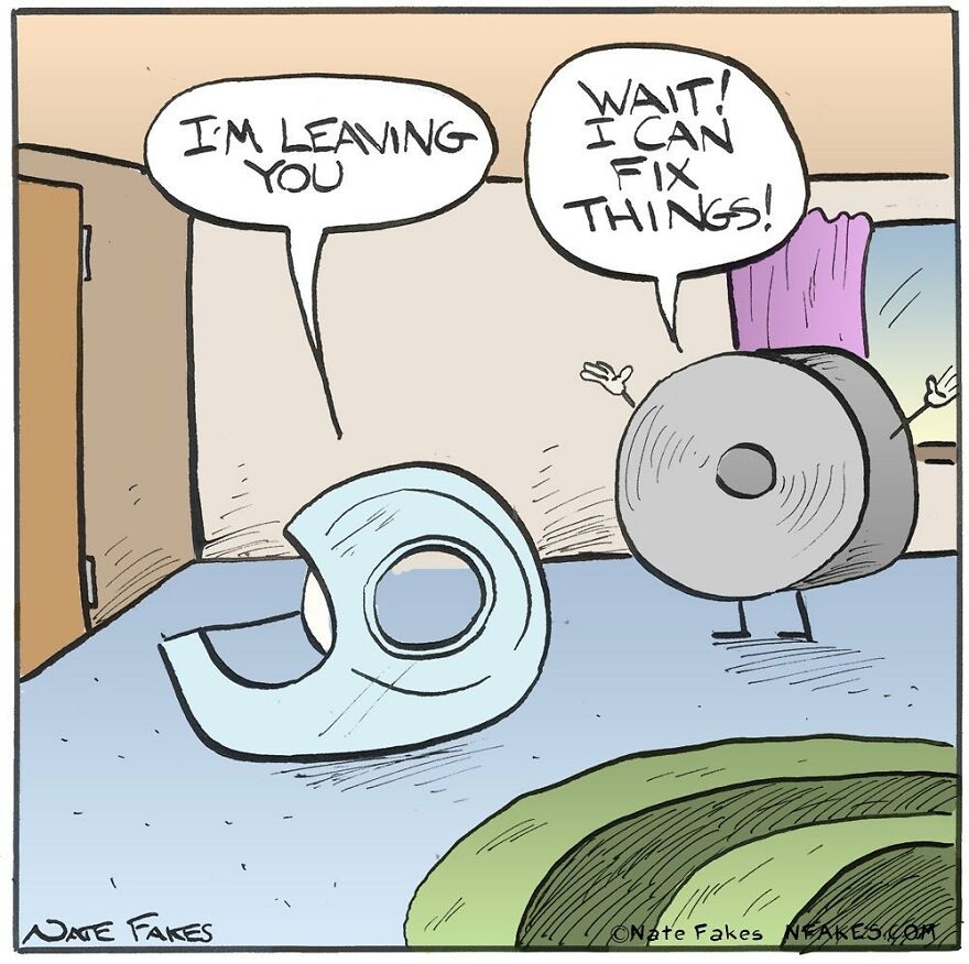 151 New Hilarious Single-Panel Comics By Nate Fakes