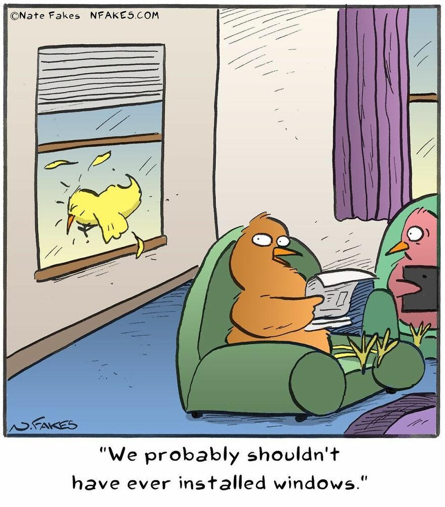 151 New Hilarious Single-Panel Comics By Nate Fakes