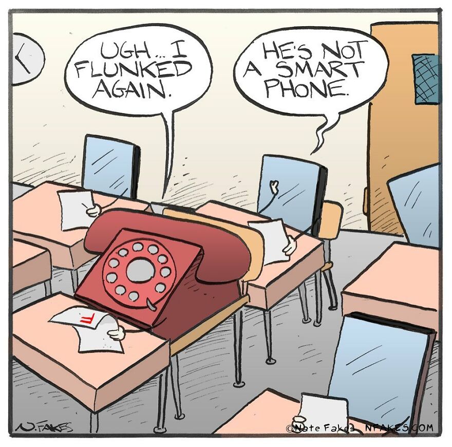 151 New Hilarious Single-Panel Comics By Nate Fakes