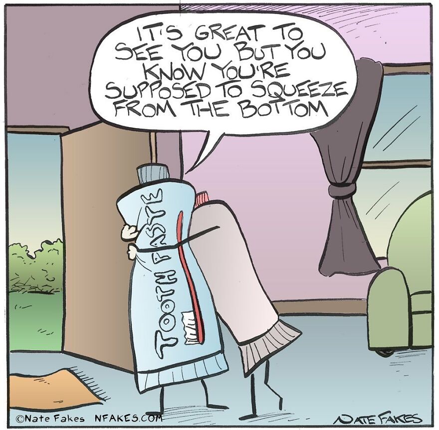 151 New Hilarious Single-Panel Comics By Nate Fakes