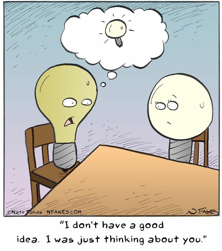 151 New Hilarious Single-Panel Comics By Nate Fakes