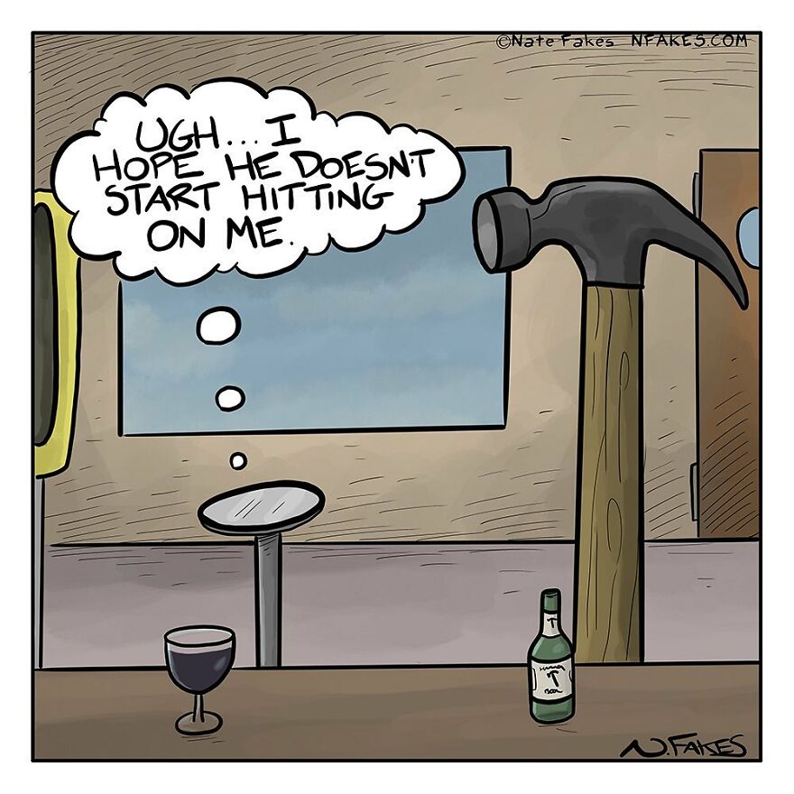 151 New Hilarious Single-Panel Comics By Nate Fakes