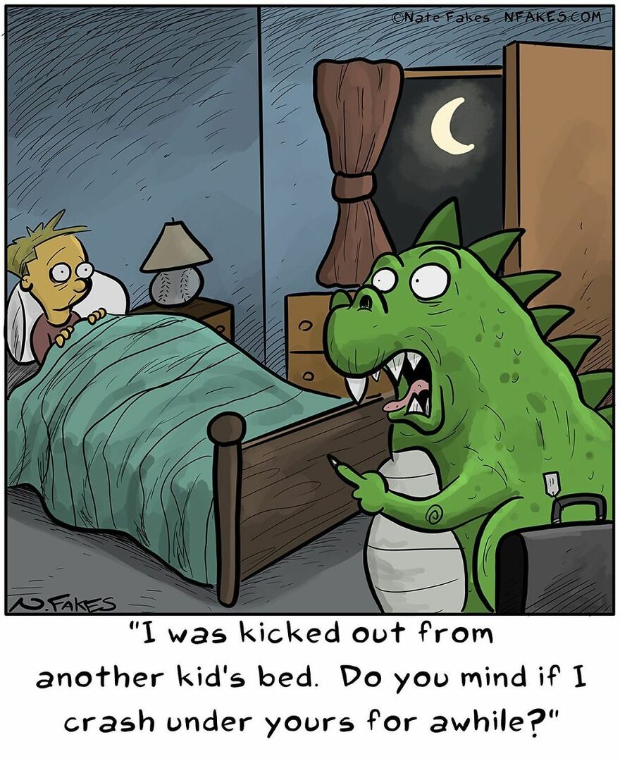 151 New Hilarious Single-Panel Comics By Nate Fakes