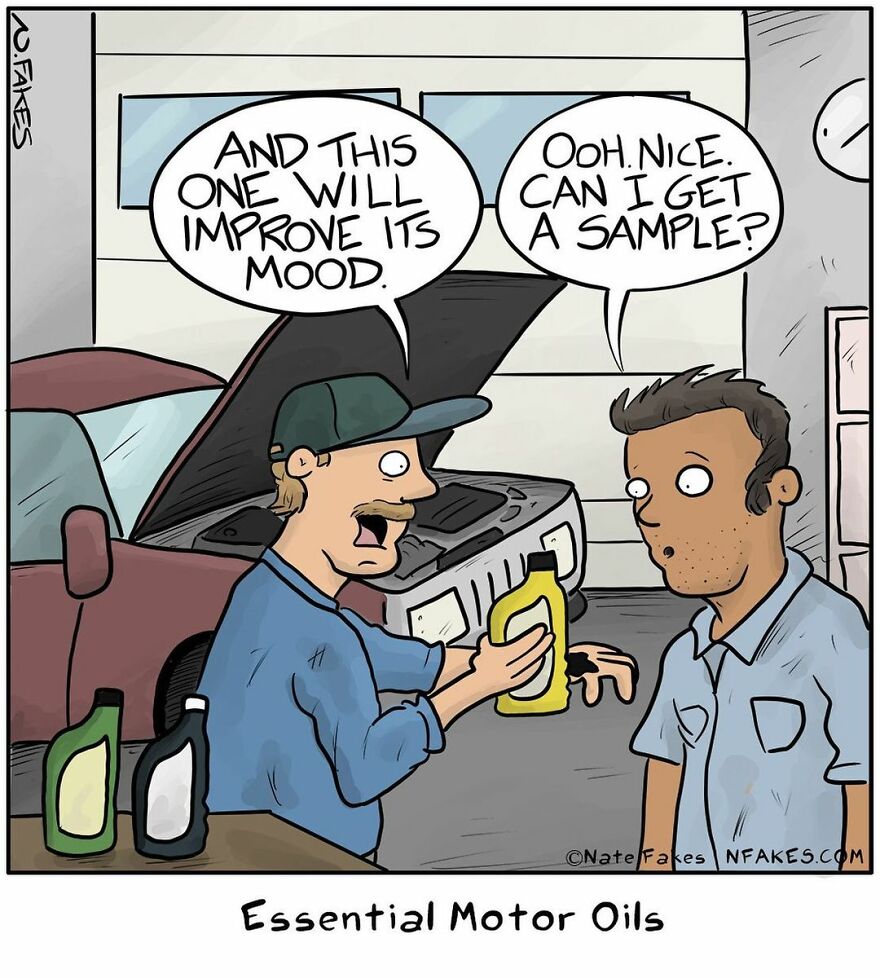 151 New Hilarious Single-Panel Comics By Nate Fakes