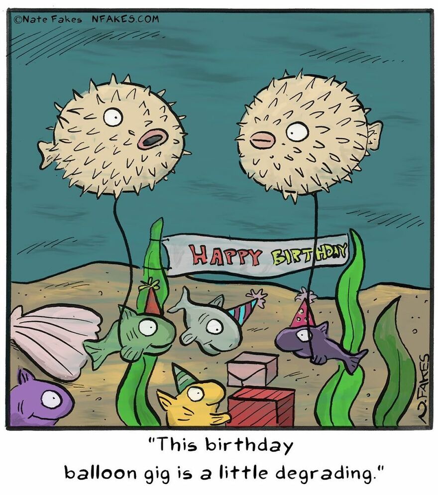 151 New Hilarious Single-Panel Comics By Nate Fakes