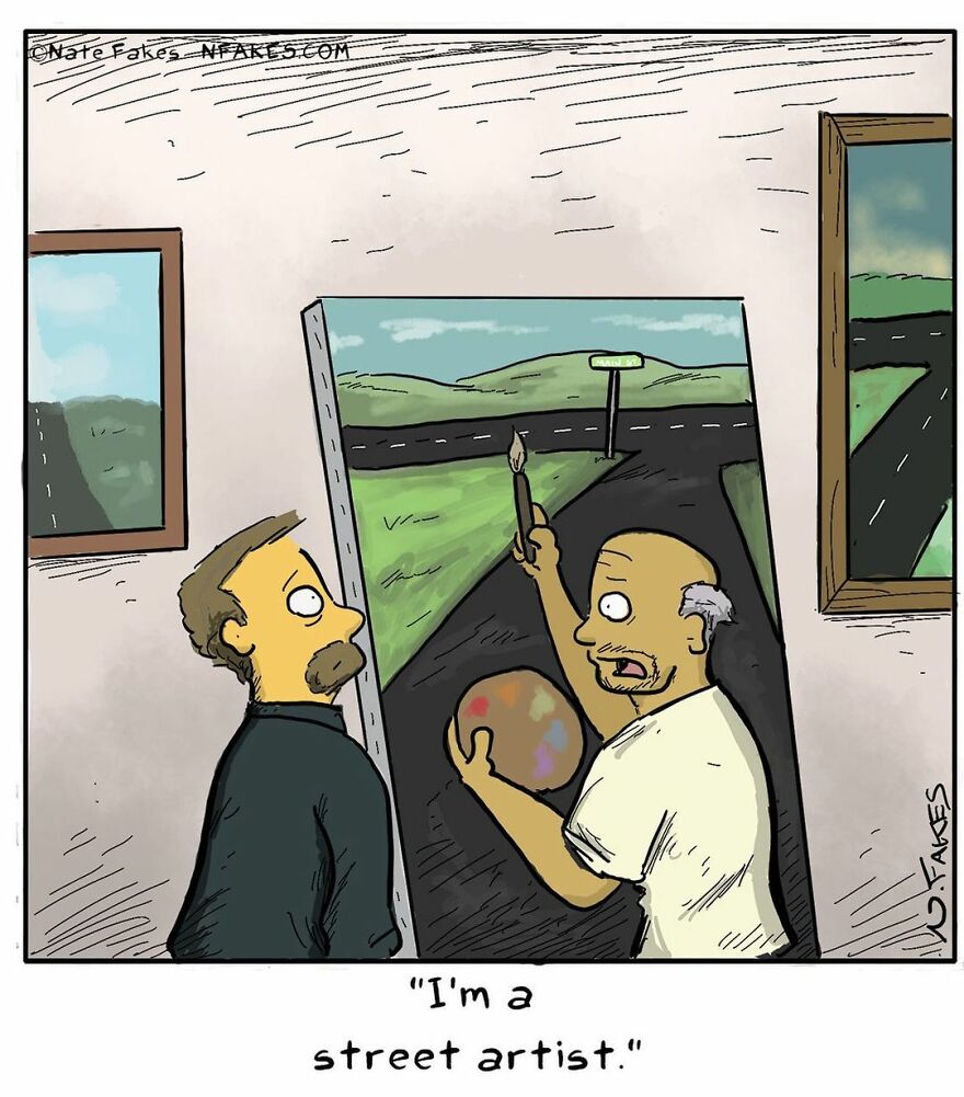 151 New Hilarious Single-Panel Comics By Nate Fakes