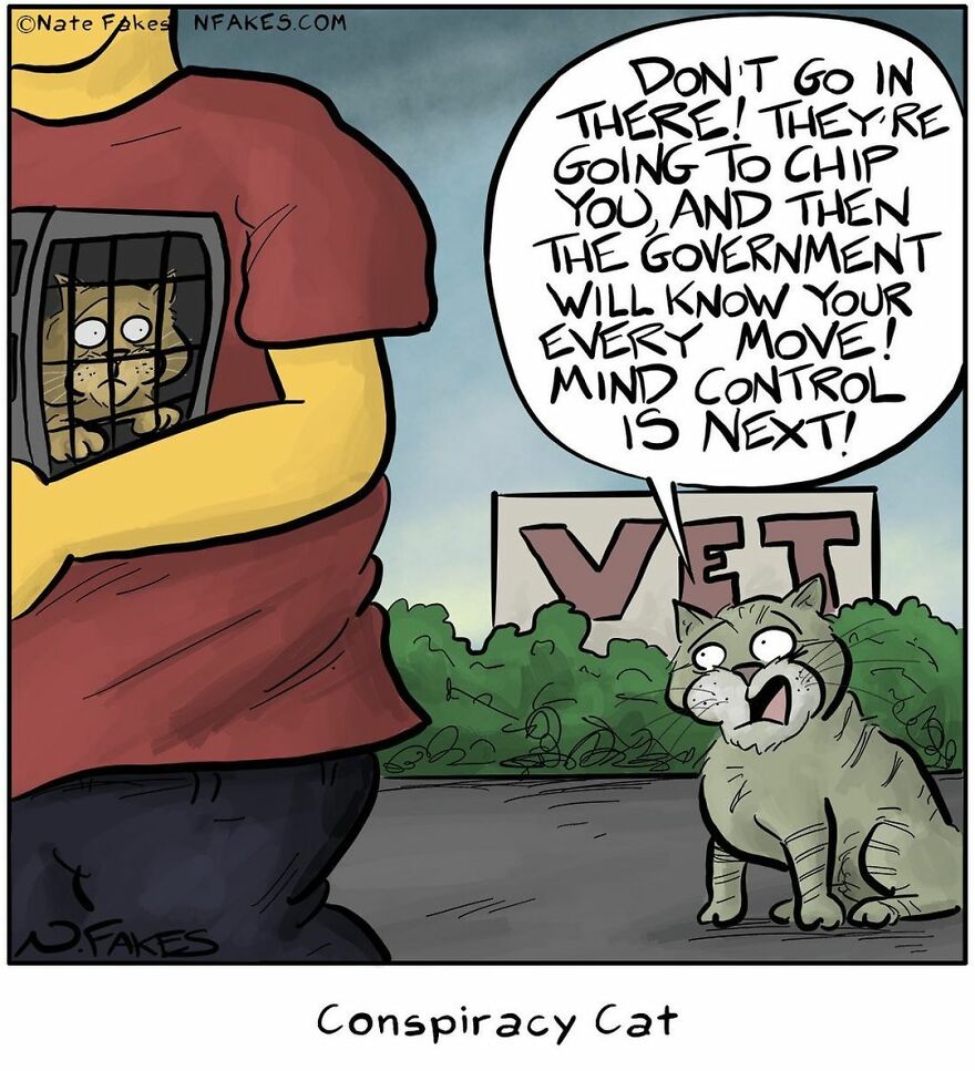 151 New Hilarious Single-Panel Comics By Nate Fakes