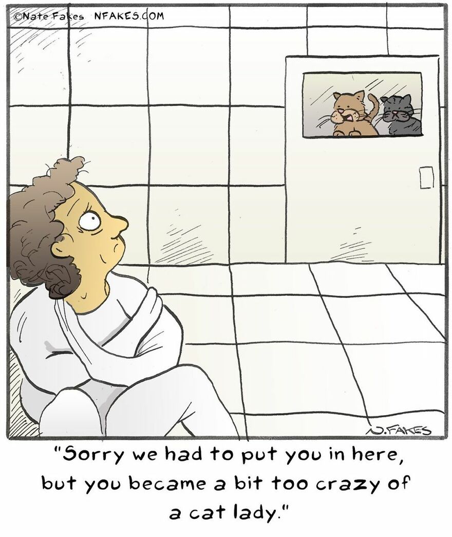 151 New Hilarious Single-Panel Comics By Nate Fakes