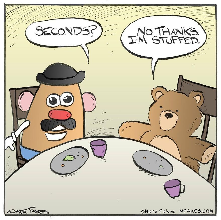 151 New Hilarious Single-Panel Comics By Nate Fakes