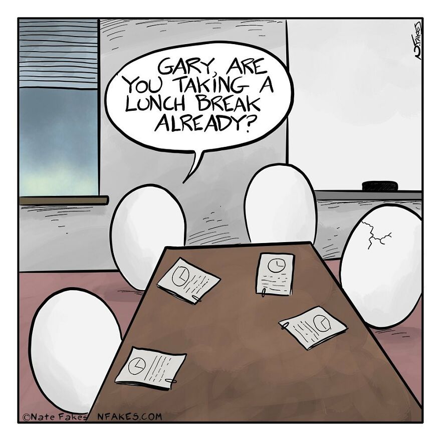 151 New Hilarious Single-Panel Comics By Nate Fakes