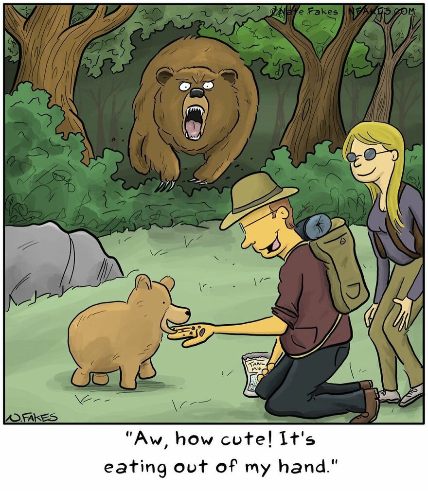 151 New Hilarious Single-Panel Comics By Nate Fakes